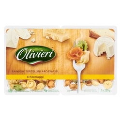 Tortellini arc-en-ciel, au fromage, emballage double