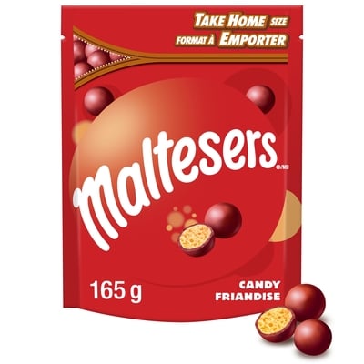 Maltesers Milk Chocolate Candy Bites, Bag 165 g, $3.63/100g