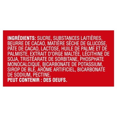 Bouchées au chocolat au lait, sachet