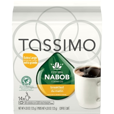 Tassimo Disques individuels T DISC de café Mélange du matin Nabob 14 ea