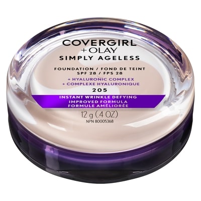 Cover Girl Simply Ageless Foundation Spf 28 205 Ivory 12 g, $1.42/1ea