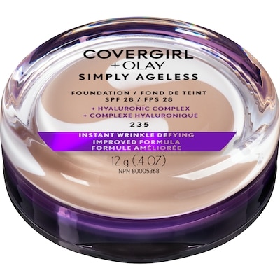 CoverGirl Fond de teint Simply Ageless, moyen pâle 12 g, 1,67 $/1ch