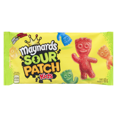 Maynards Sour Patch Kids  18x60.0 g, $2.08/100g