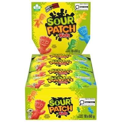 Maynards Sour Patch Kids Original Sour Gummy Candy (Pack of 18) 18x60.0 g, $1.99/100g