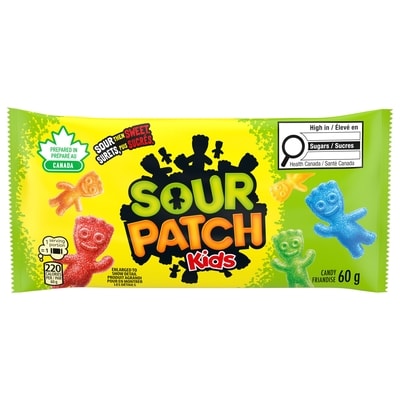 Maynards SOUR PATCH KIDS Original Sour Gummy Candy 60 g, $3.32/100g