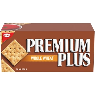 Christie Premium Plus Whole Wheat Crackers 500 g, $1.20/100g