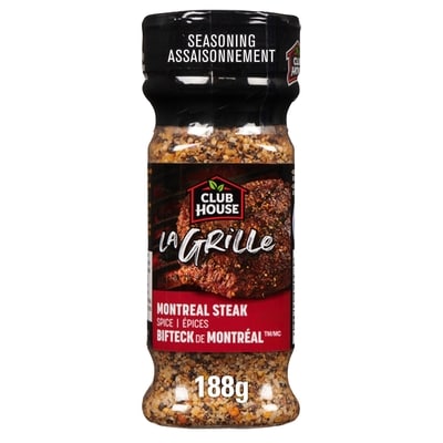 Club House La Grille Bifteck montreal 188 g, 4,26 $/100g
