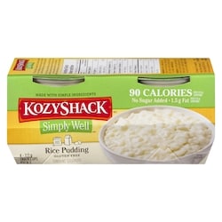 Rice Pudding Cups No Sugar Added