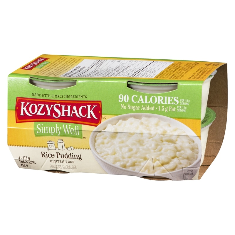 Rice Pudding Cups No Sugar Added