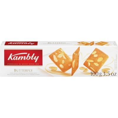 Kambly Biscuits aux amandes Butterfly 100 g, 5,99 $/100g