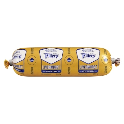 Piller’s Liverwurst aux fines herbes 250 g, 2,80 $/100g