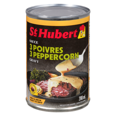St Hubert Sauce au poivre 398 ml, 0,63 $/100ml