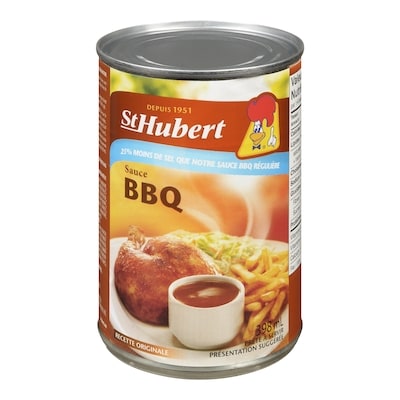 St Hubert BBQ Sauce, Reduced Salt 398 ml, $0.63/100ml