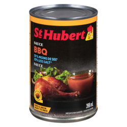 St Hubert Sauce BBQ réduite en sel 398 ml, 0,31 $/100ml