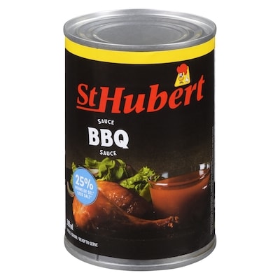 St Hubert Sauce BBQ réduite en sel 398 ml, 0,42 $/100ml