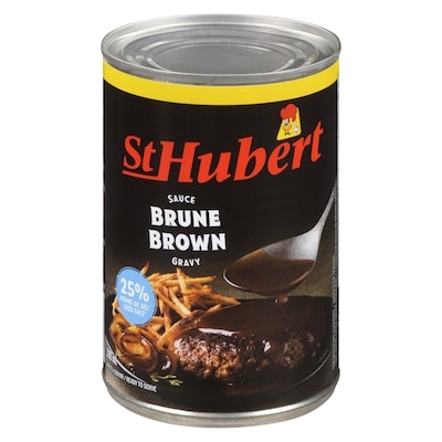 St Hubert Sauce brune, moins de sel 398 ml, 0,42 $/100ml