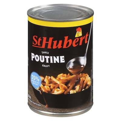 St Hubert Less Salt Sauce, Poutine 398 ml, $0.63/100ml
