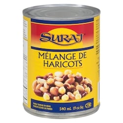 Suraj Mélange de haricots 540 ml, 0,28 $/100ml