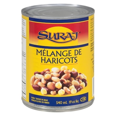 Suraj Mélange de haricots 540 ml, 0,33 $/100ml