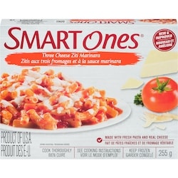 Smart Ones Zitis Aux Trois Fromages Et À La Sauce Marinara Surgelés Smart Ones 255 g, 1,76 $/100g