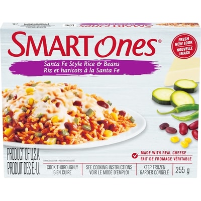 Smart Ones Smart Ones Santa Fe Style Rice & Beans Frozen Meal 255 g, $1.76/100g