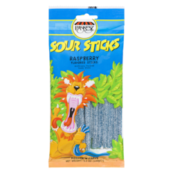 Kosher Sour Sticks, Raspberry
