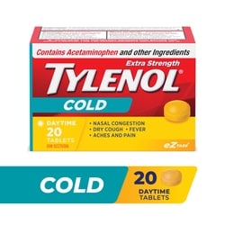 Tylenol Extra Strength Cold Relief Day eZTabs 20 ea, $0.47/1ea