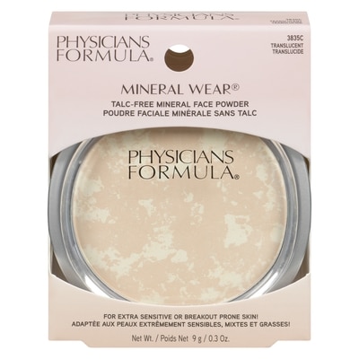 Physician’s Formula Poudre pour le visage Mineral Wear, translucide 1 ea, 20,99 $/1ch