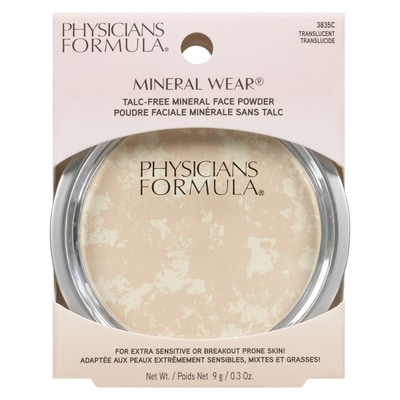 Poudre pour le visage Mineral Wear, translucide