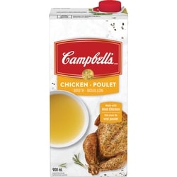 Campbell's Chicken Broth 900 ml, $0.33/100ml