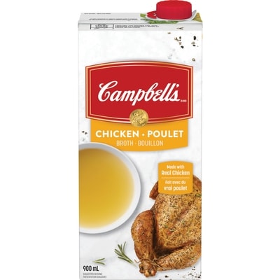 Campbell's Chicken Broth 900 ml, $0.28/100ml