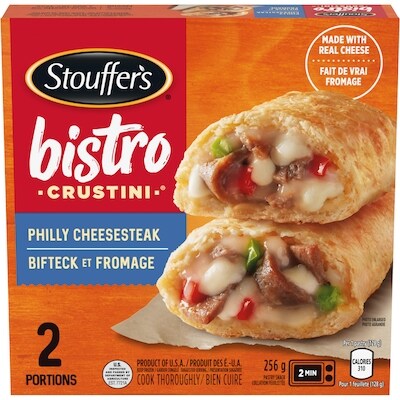Stouffers Crustini, Philly-Style Steak & Cheese 256 g, $1.87/100g