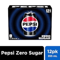 Pepsi Pepsi sans sucre (caisse) 12x355.0 ml, 0,20 $/100ml