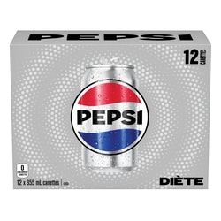 Pepsi Cola Diète 12x355.0 ml, 0,21 $/100ml