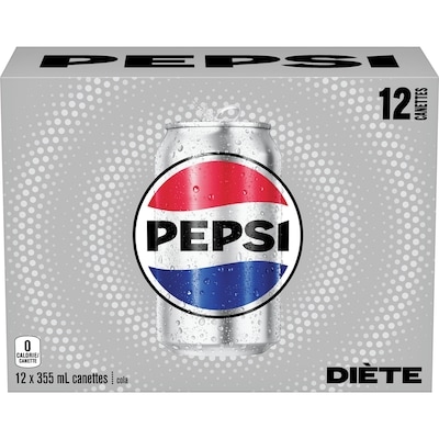 Pepsi Pepsi Diète Boissons gazeuses 12x355.0 ml, 0,20 $/100ml