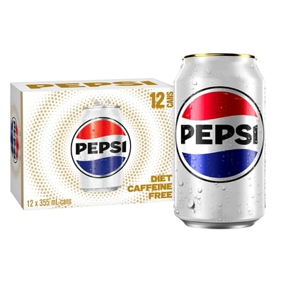 Pepsi Diet Caffeine Free Cola 12x355.0 ml, $0.21/100ml