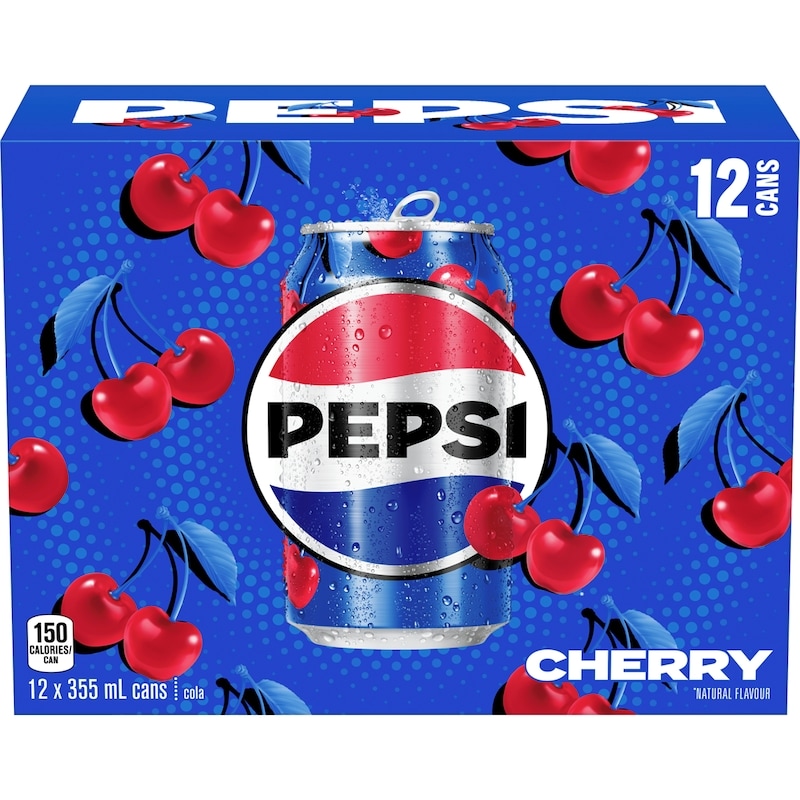 Pepsi Wild Cherry Soda - 12x355.0 ml | Your Independent Grocer