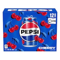Pepsi Cherry Cola 12x355.0 ml, $0.21/100ml