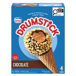 Nestlé Drumstick Chocolate Cones 4x140.0 ml, $0.71/100ml