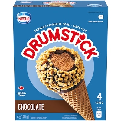 Nestlé Chocolate Cones 4x140.0 ml, $0.98/100ml