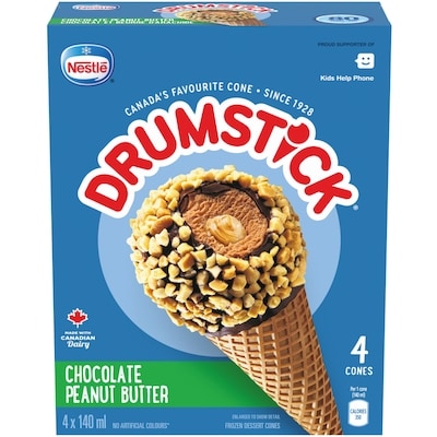 Nestlé Drumstick Giant Nugget, Chocolate Peanut Butter 4x140.0 ml, $1.43/100ml