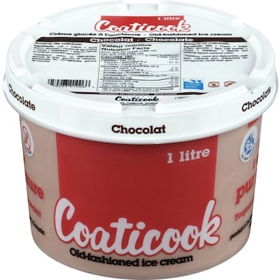 Coaticook Old-Fashioned Ice Cream Chocolate 1 l, $0.45/100ml