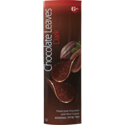 Dark Chocolate Leaves