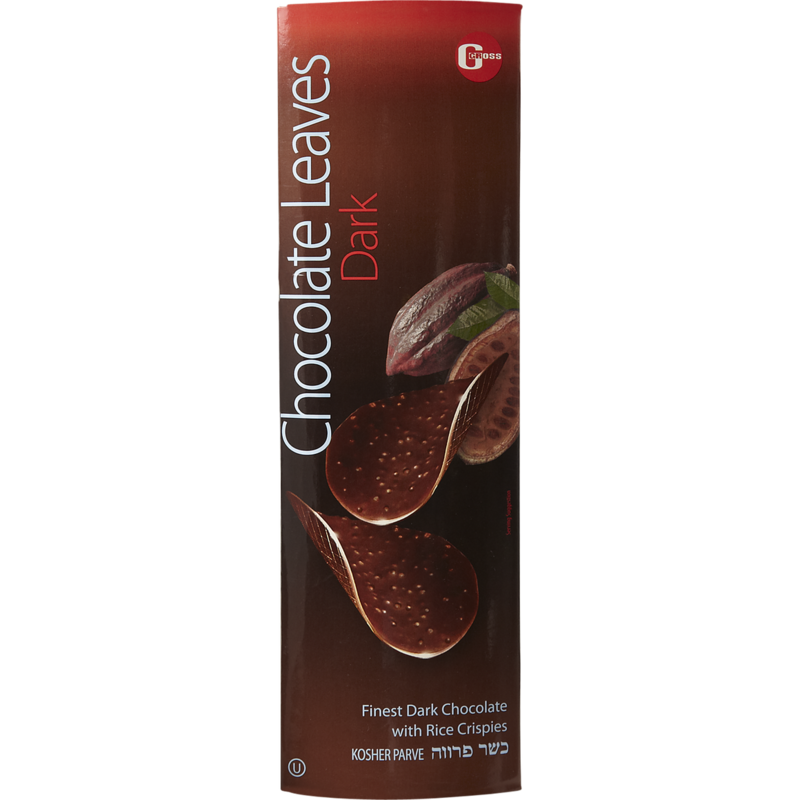 Dark Chocolate Leaves