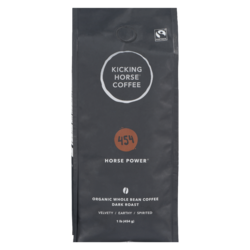Organic Fairtrade Dark Roast Whole Bean Coffee, 454 Horse Power