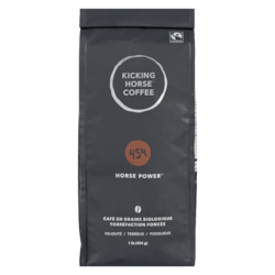 Kicking Horse Café En Grains Biologique Équitable Torréfaction Foncée, 454 Horse Power 454 g, 3,74 $/100g