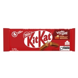 Nestlé Kitkat Gaufrettes Au Chocolat Au Lait 4x45.0 g, 3,05 $/100g