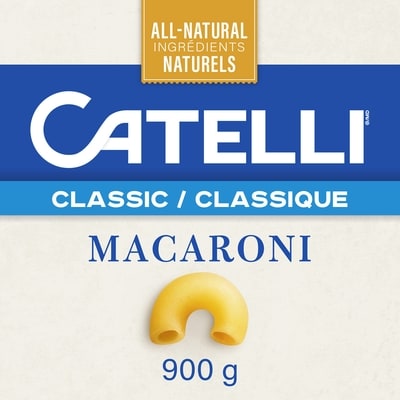 Catelli Pâtes Classiques, Macaroni 900 g, 0,61 $/100g
