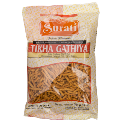 Surati Collations indiennes Thikha Gathiya 341 g, 0,73 $/100g