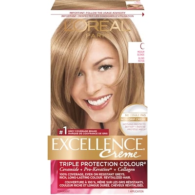 L'Oreal Paris ExcellenceCrème, C Medium Blonde 1 ea, $15.00/1ea